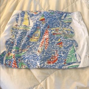 Lilly Pulitzer size 2 sailboat skirt